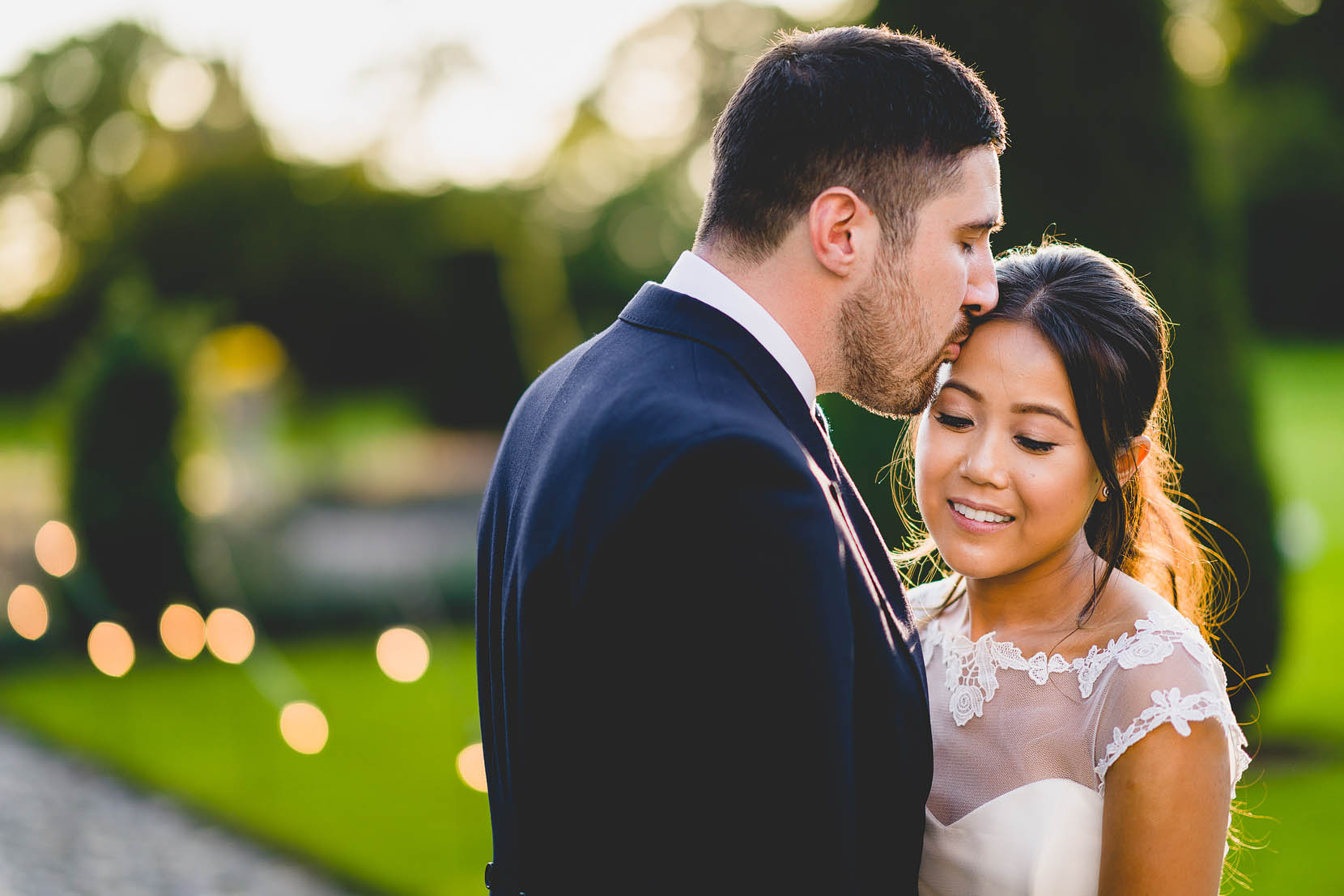 Gregory and Lin get married at Hengrave Hall